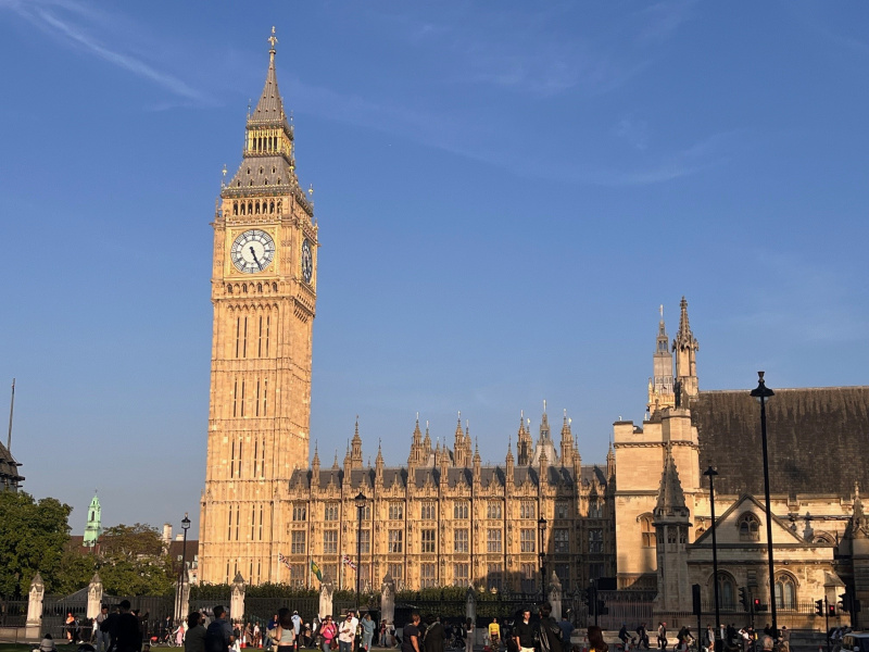 Uhrturm Big Ben am Palace of Westminster