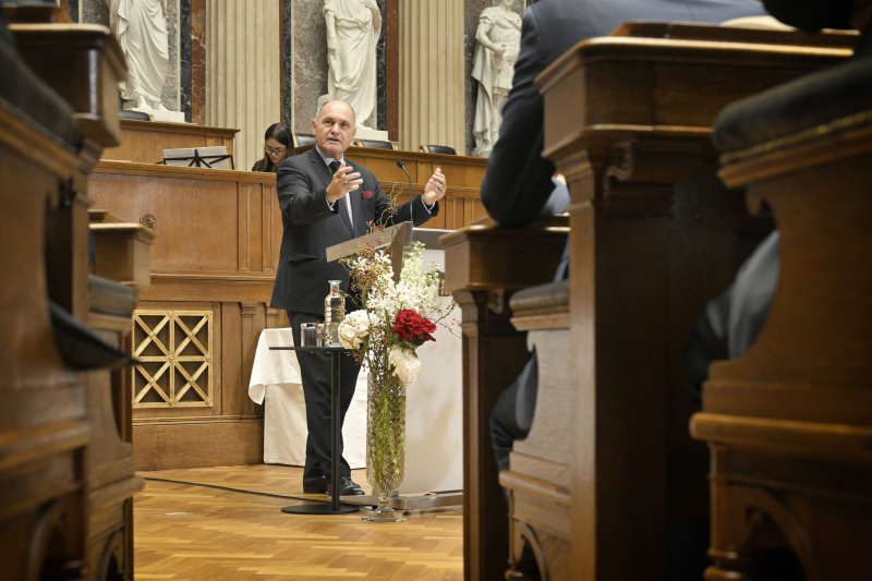 Eröffnungsworte. Nationalratspräsident Wolfgang Sobotka (ÖVP)