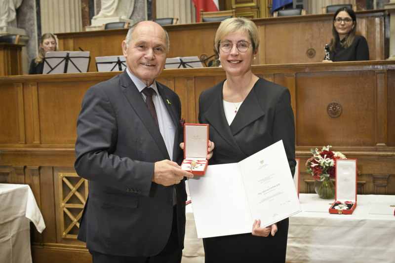 Von links: Nationalratspräsident Wolfgang Sobotka (ÖVP), Nationalratsabgeordnete Michaela Steinacker (ÖVP)