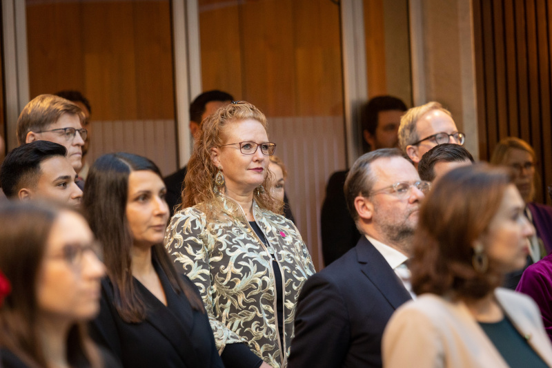 Angelobung. Nationalratsabgeordnete Fiona Fiedler (NEOS)