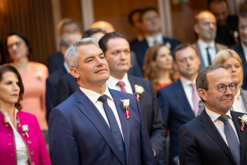 Angelobung. Bundeskanzler Karl Nehammer (ÖVP)