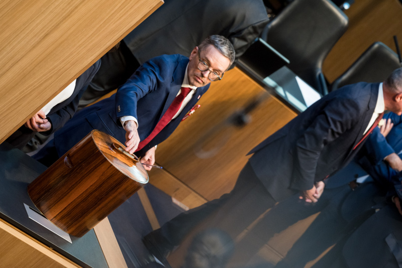Stimmabgabe: Klubobmann Herbert Kickl (FPÖ)