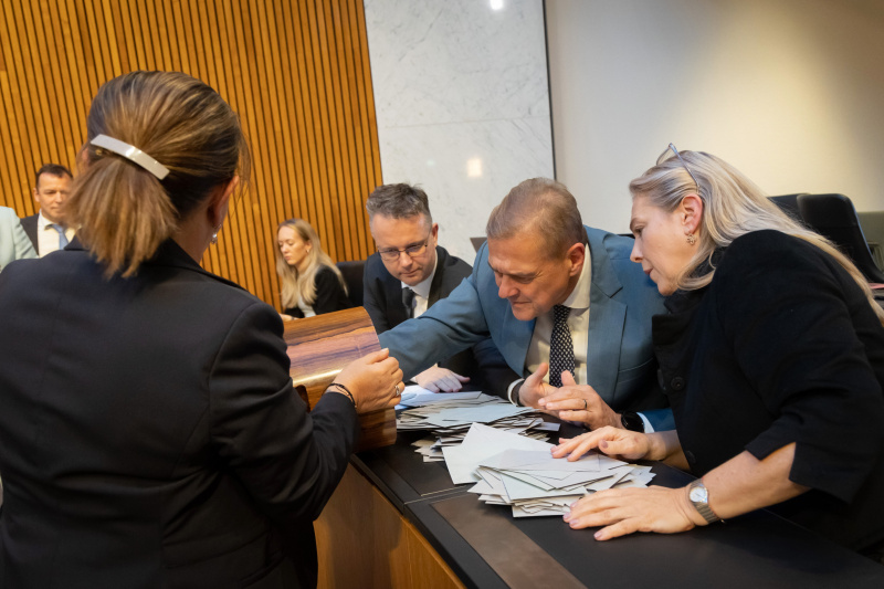 Auszählung der Stimmen