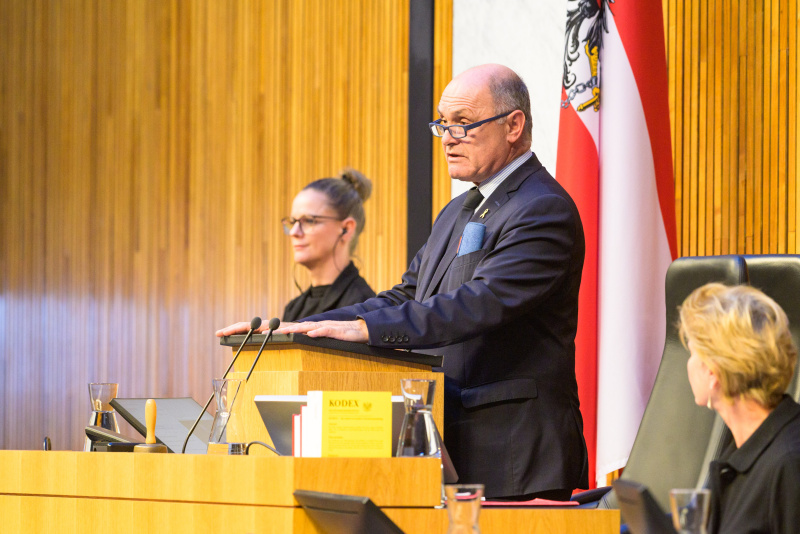 Abschiedsrede Nationalratspräsident Wolfgang Sobotka (ÖVP)