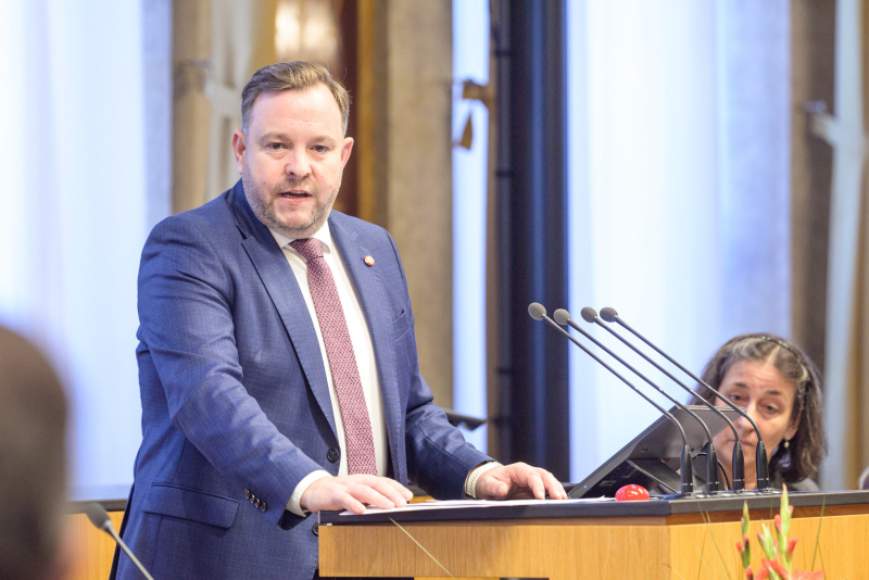Abschlussworte. Bundesratspräsident Franz Ebner (ÖVP)