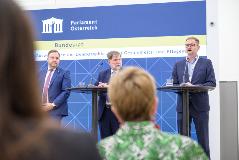 Am Wort: Leiter der Abteilung Gesundheitsökonomie und -systemanalyse, Gesundheit Österreich, Florian Bachner