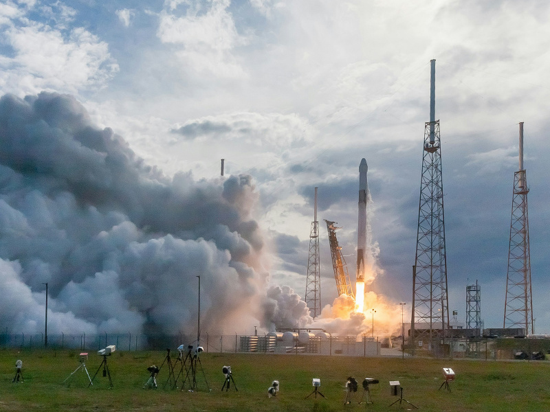 Illustration: Umweltwirkungen der Raumfahrt