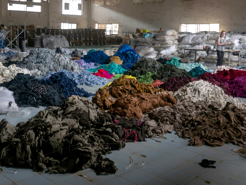 Illustration: Textilrecycling