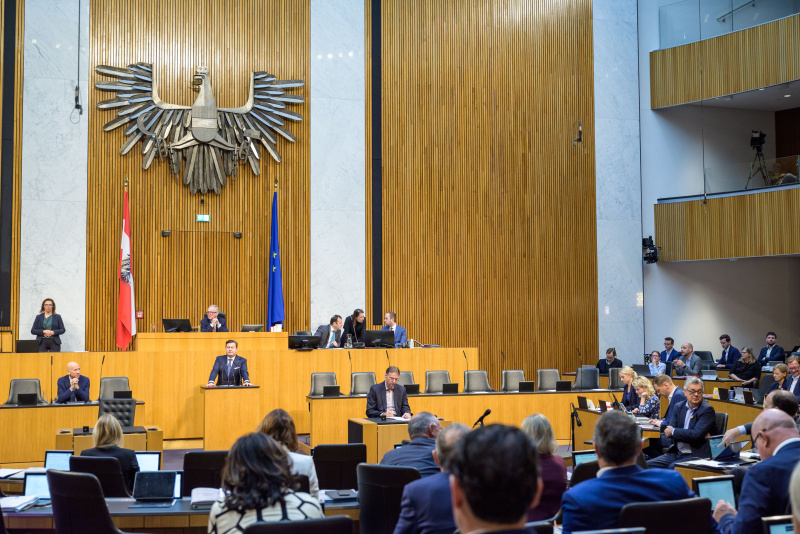 Am Redner:innenpult: Nationalratsabgeordneter Kurt Egger (ÖVP)