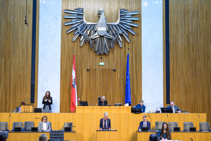 Am Redner:innenpult: Nationalratsabgeordnete Barbara Kolm (FPÖ)