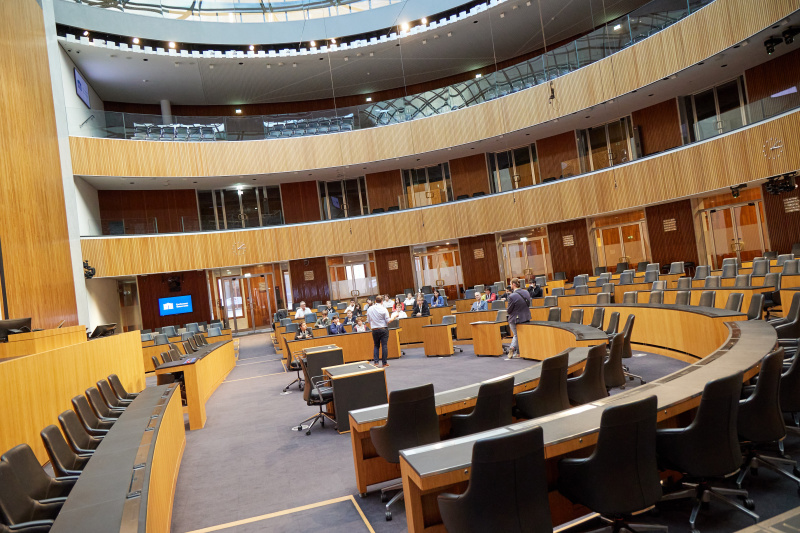 Führung durch das Parlamentsgebäude