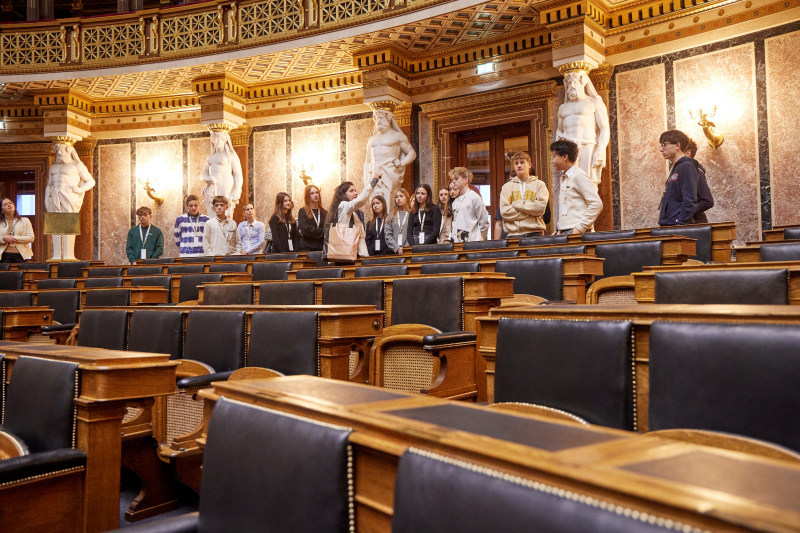 Führung durch das Parlamentsgebäude