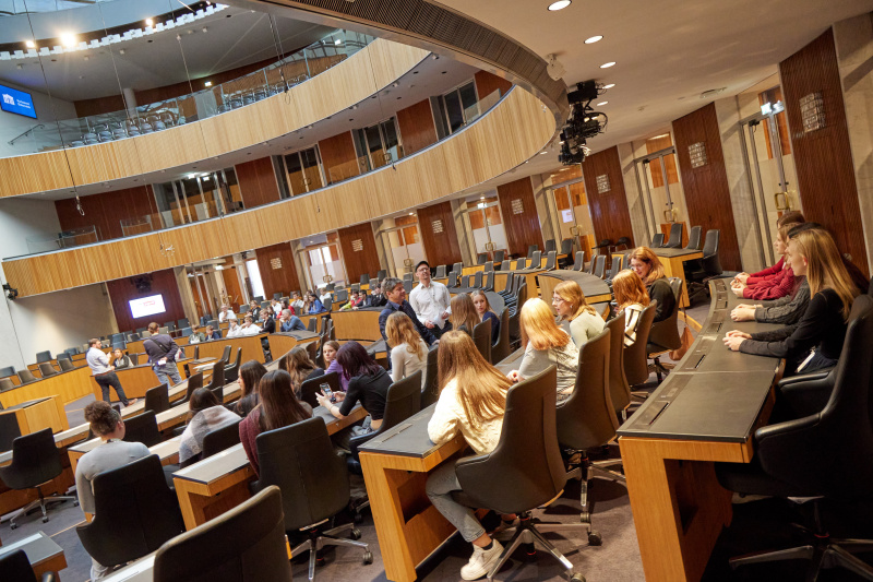 Führung durch das Parlamentsgebäude