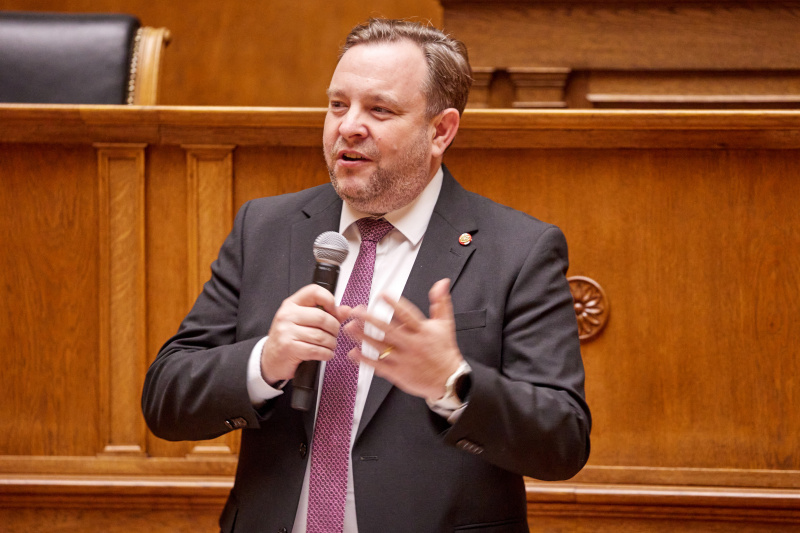 Begrüßung. Bundesratspräsident Franz Ebner (ÖVP)
