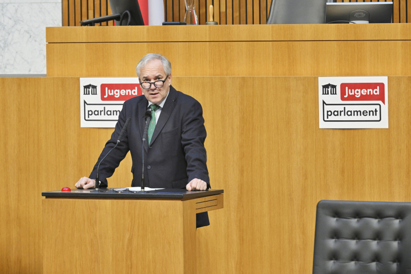 Begrüßung. Nationalratspräsident Walter Rosenkranz (FPÖ)