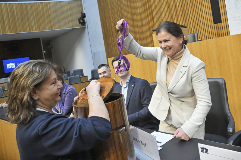 Wahl der Klubzugehörigkeit. Nationalratsabgeordnete Bettina Zopf (ÖVP)