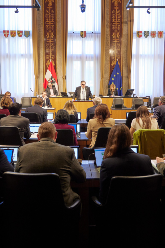 Am Redner:innenpult Bundesrat Christoph Thoma (ÖVP)