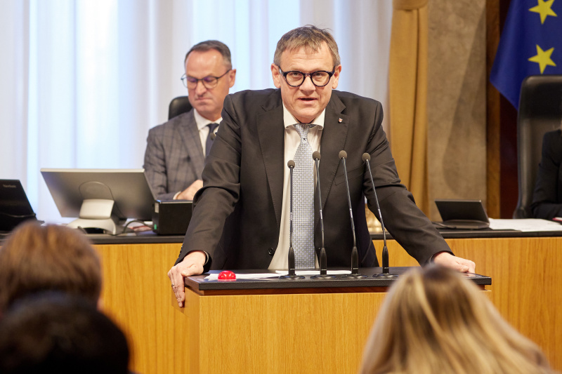 Am Redner:innenpult Bundesrat Christoph Thoma (ÖVP)