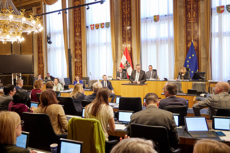 Am Redner:innenpult Bundesrat Christoph Thoma (ÖVP)