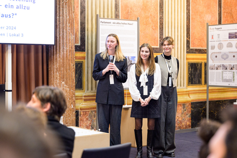 Modell Präsentation durch Student:innen