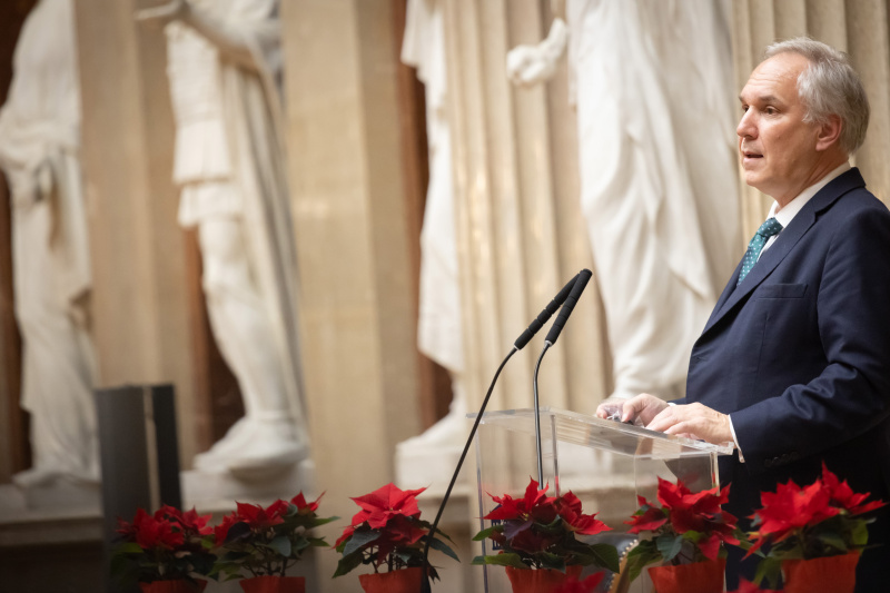 Eröffnungsworte Nationalratspräsident Walter Rosenkranz (FPÖ) am Präsidium