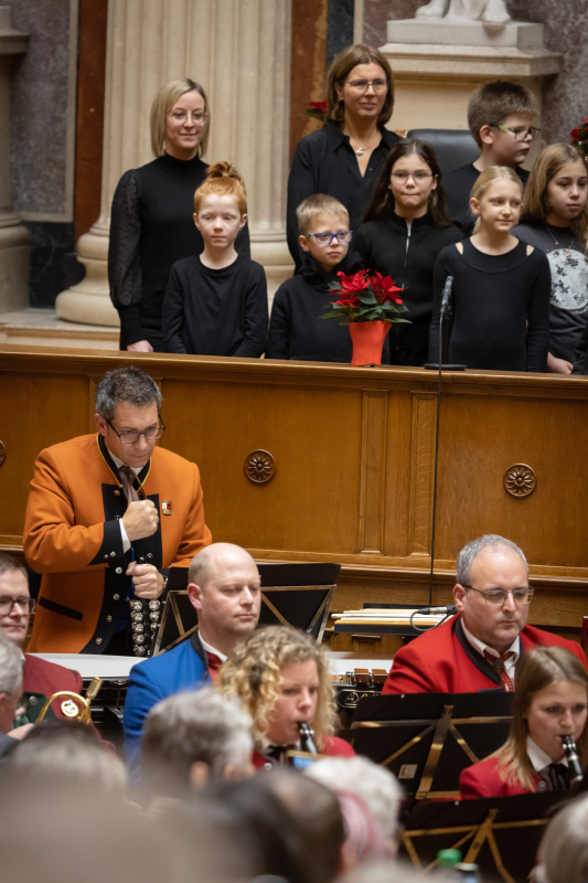 Glockenstabspieler, Orchester des Österreichischen Blasmusikverbands