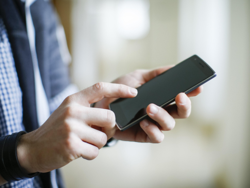 Mobiltelefon Handy Bedienung