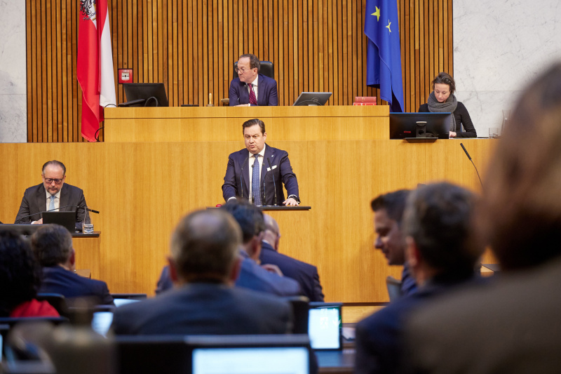 Am Redner:innenpult Nationalratsabgeordneter Kurt Egger (ÖVP)