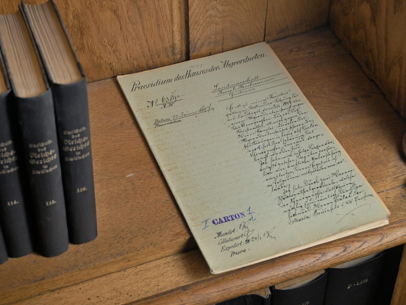 Archivstück aus dem 19. Jahrhundert