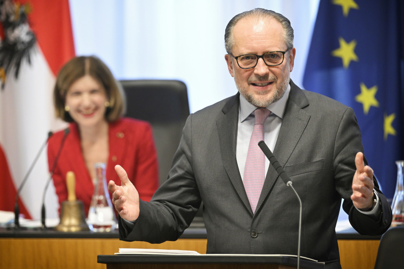 Stellungnahme des Bundeskanzlers Alexander Schallenberg (ÖVP)
