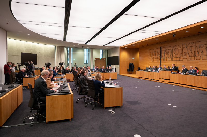 Blick auf die Ausschussteilnehmer:innen