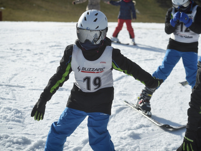 Waiserkinder aus Russland und der Ukraine beim Abschlussrennen und Siegerehrung