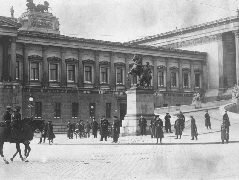Polizei verhindert Zutritt zum Parlamentsgebäude