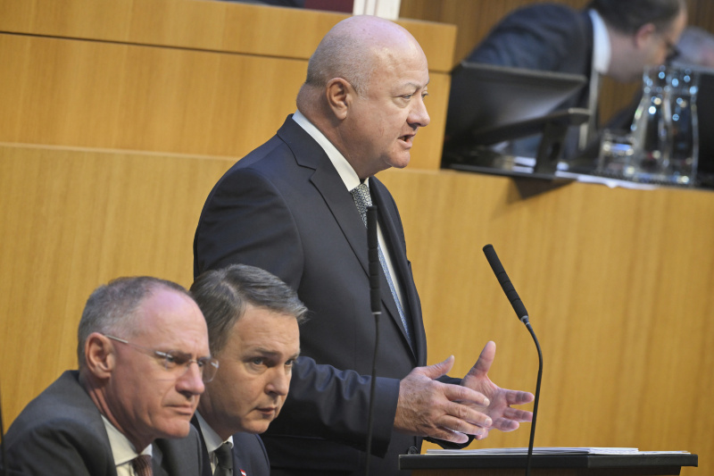 Regierungserklärung von Bundeskanzler Christian Stocker (ÖVP)