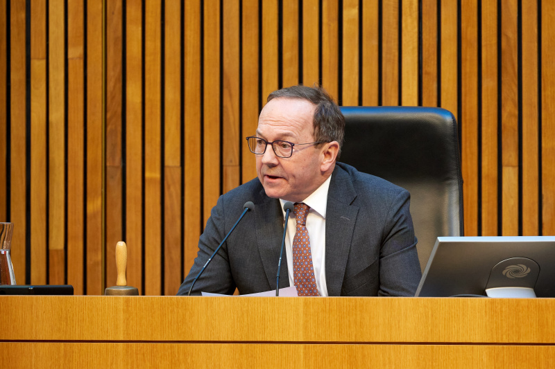 Zweiter Nationalratspräsident Peter Haubner (ÖVP) am Präsidium