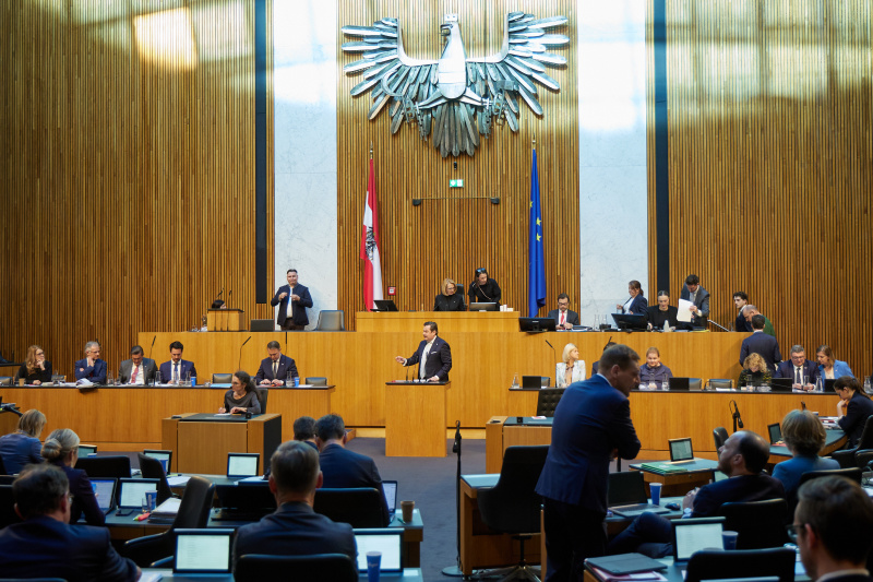 Am Redner:innenpult Nationalratsabgeordneter Kurt Egger (ÖVP)