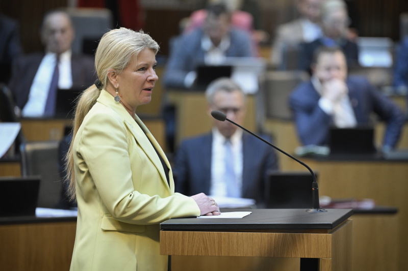 Fragestunde. Nationalratsabgeordnete Irene Neumann-Hartberger (ÖVP)