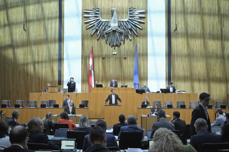 Am Redner:innenpult: Nationalratsabgeordneter Christian Oxonitsch (SPÖ)