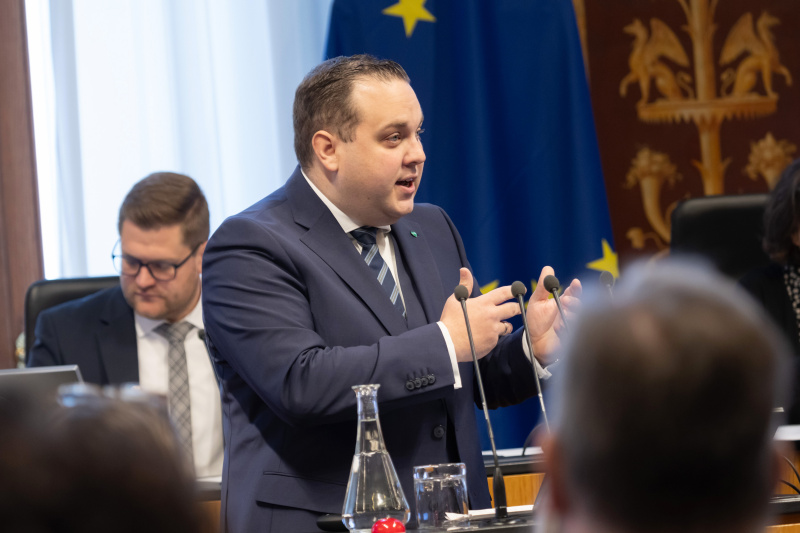 Diskussion. Landtagsabgeordneter Steiermark Philipp Königshofer (FPÖ)