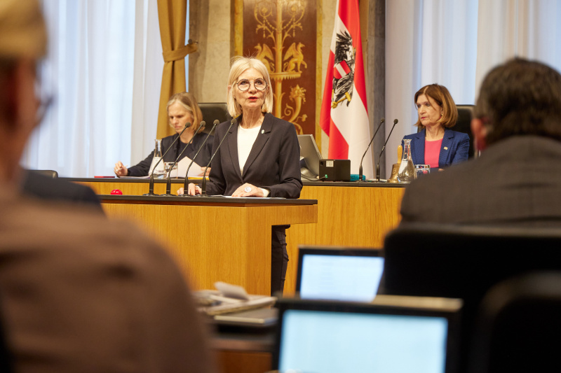 Am Redner:innenpult: Bundesrätin Gabriele Kolar (SPÖ)