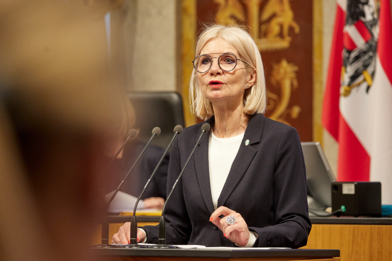 Am Redner:innenpult: Bundesrätin Gabriele Kolar (SPÖ)