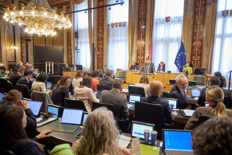 Am Redner:innenpult: Vorsitzender der Bundesratsfraktion Andreas Arthur Spanring (FPÖ)