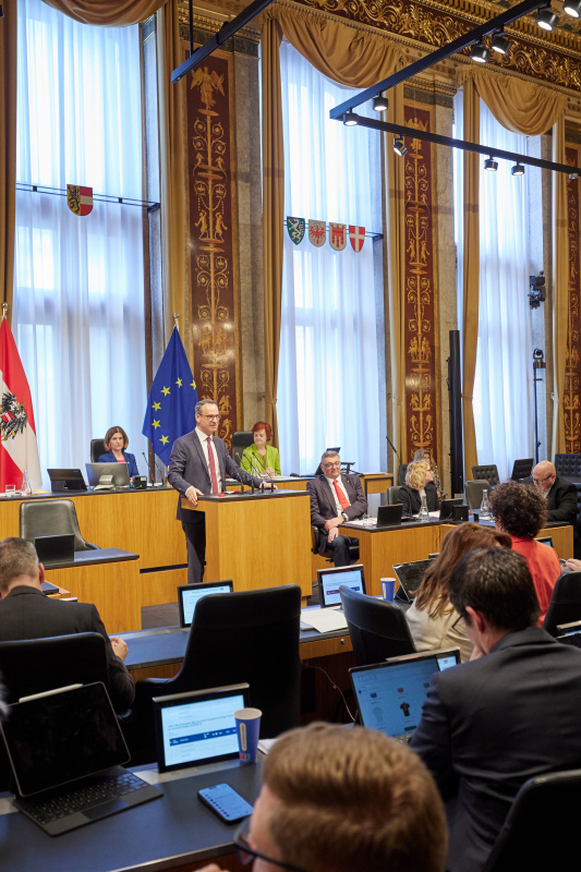 Am Redner:innenpult: Bundesrat Dominik Reisinger (SPÖ)