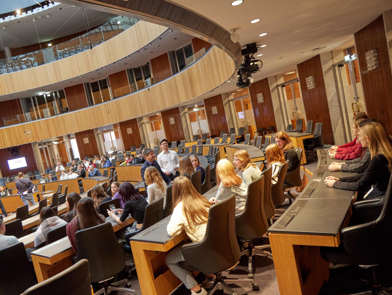 Führung durch das Parlamentsgebäude