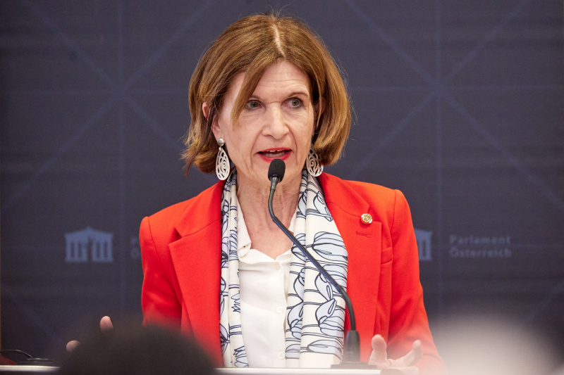 Abschlussworte. Bundesratspräsidentin Andrea Eder-Gitschthaler (ÖVP)