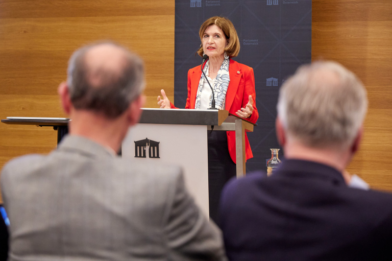 Abschlussworte. Bundesratspräsidentin Andrea Eder-Gitschthaler (ÖVP)