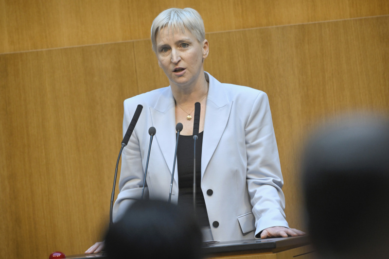 Am Redner:innenpult: Nationalratsabgeordnete Elke Hanel-Torsch (SPÖ)