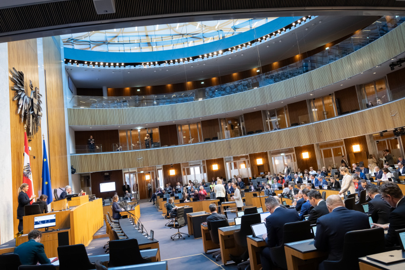 Blick Richtung Plenum