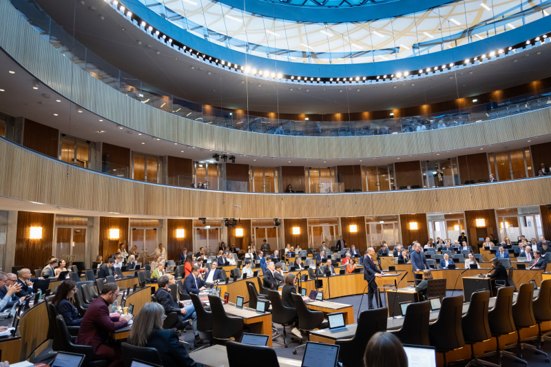 Blick Richtung Plenum