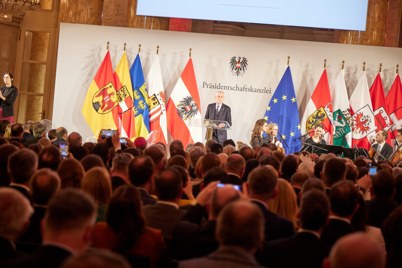 Ansprache. Bundespräsident Alexander Van der Bellen